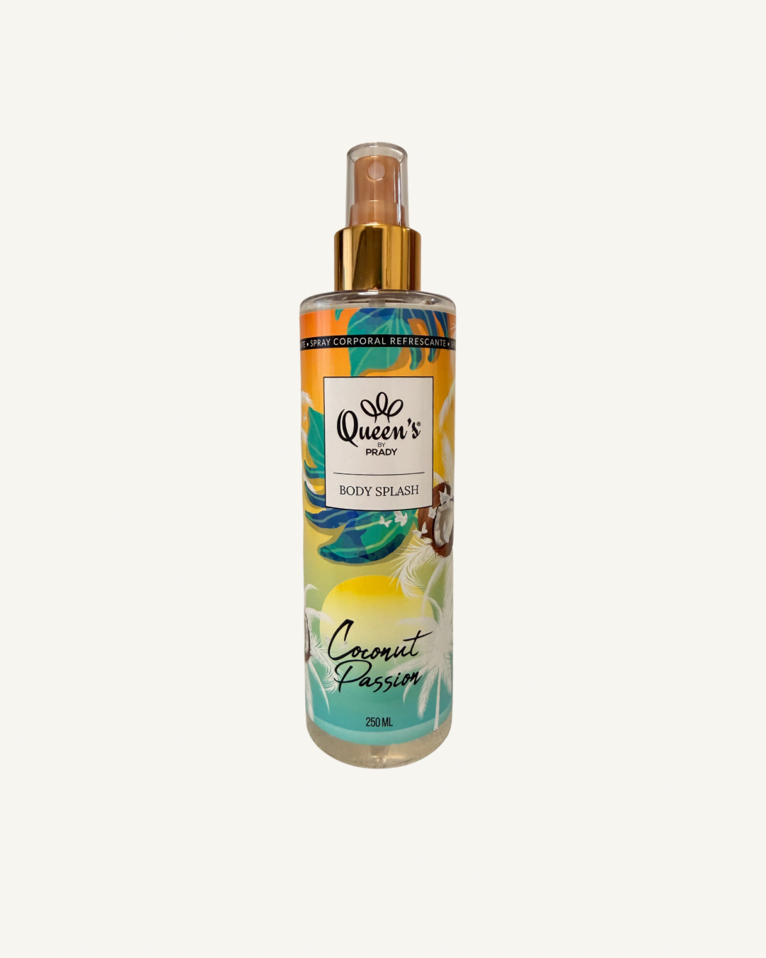 Queen’s Body Splash Coconut Passion 250ml – Prady