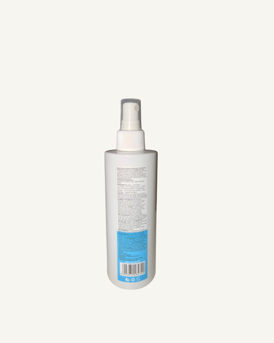 Bruma Corporal Milk White Kiss Beauty 250 ml – Body Mist Fragancia Fina