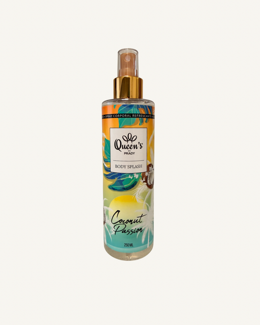 Queen’s Body Splash Coconut Passion 250ml – Prady