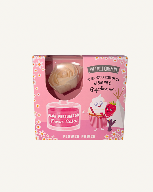FLOR PERFUMADA FRESA Y NATA 55ml - THE FRUIT COMPANY