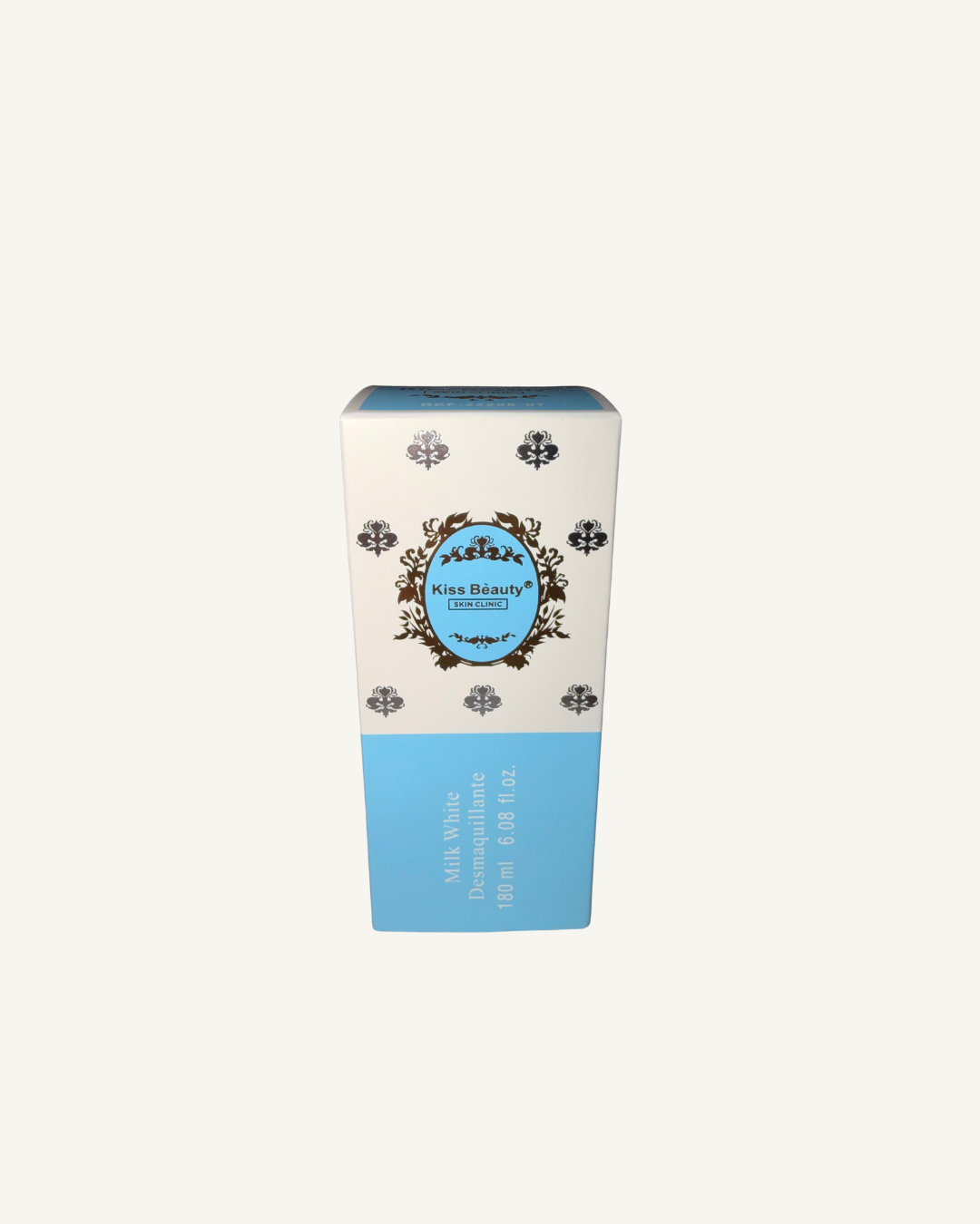 Desmaquillante Milk White Kiss Beauty 180 ml – Limpiador Facial con Ácido Hialurónico