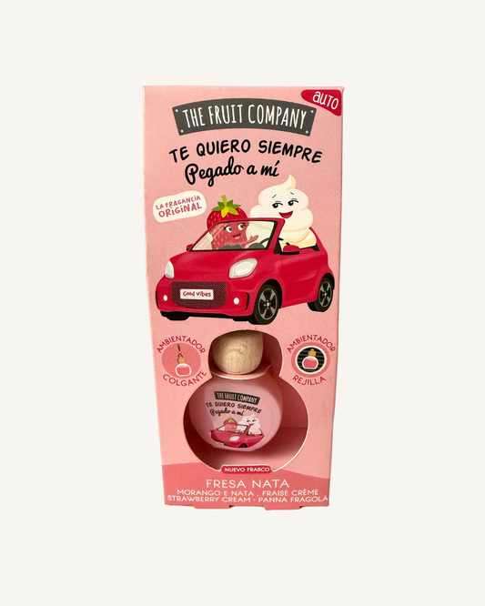 Ambientador de Coche Fresa Nata 5 ml – The Fruit Company