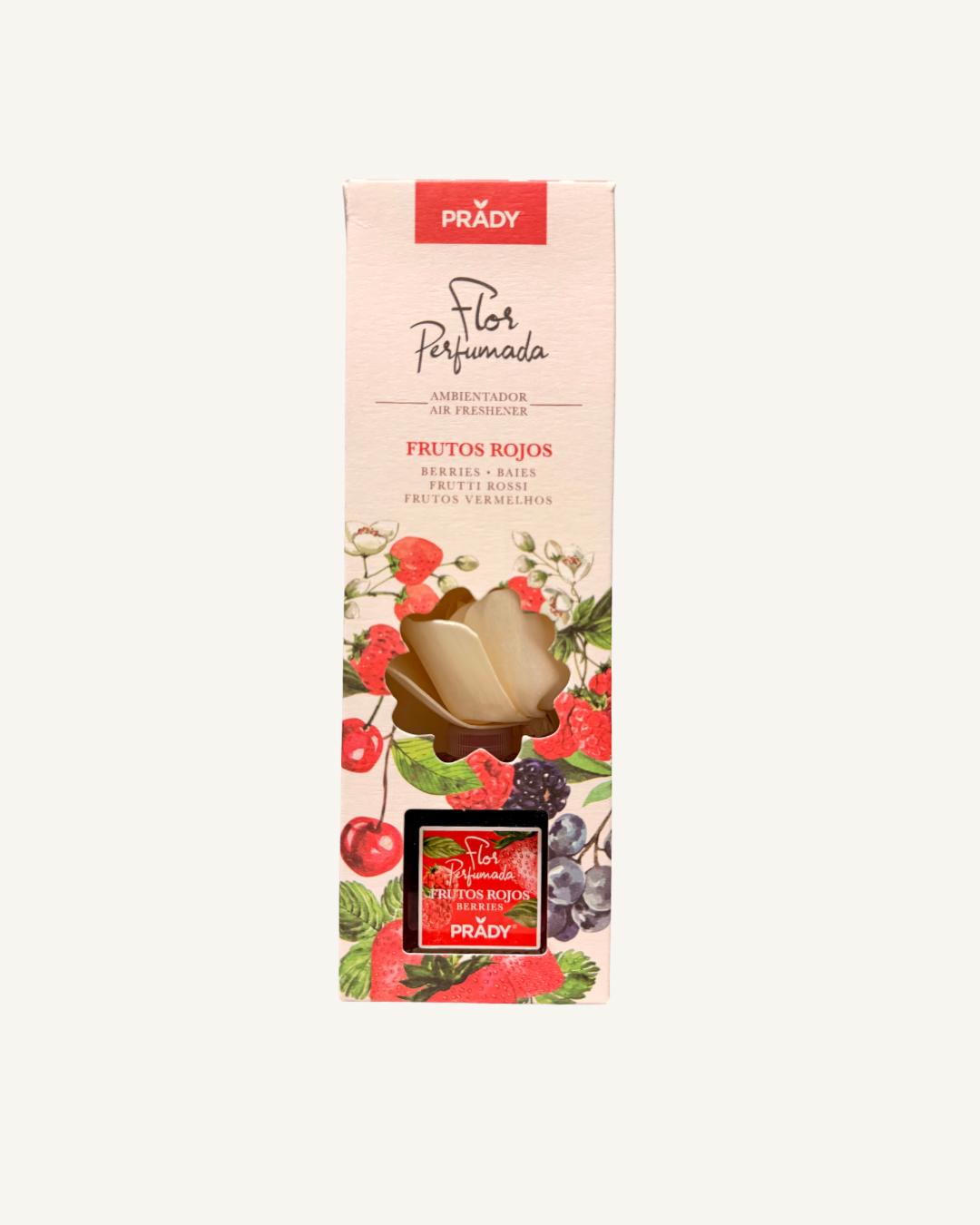 Ambientador Flor Perfumada Frutos Rojos – Prady