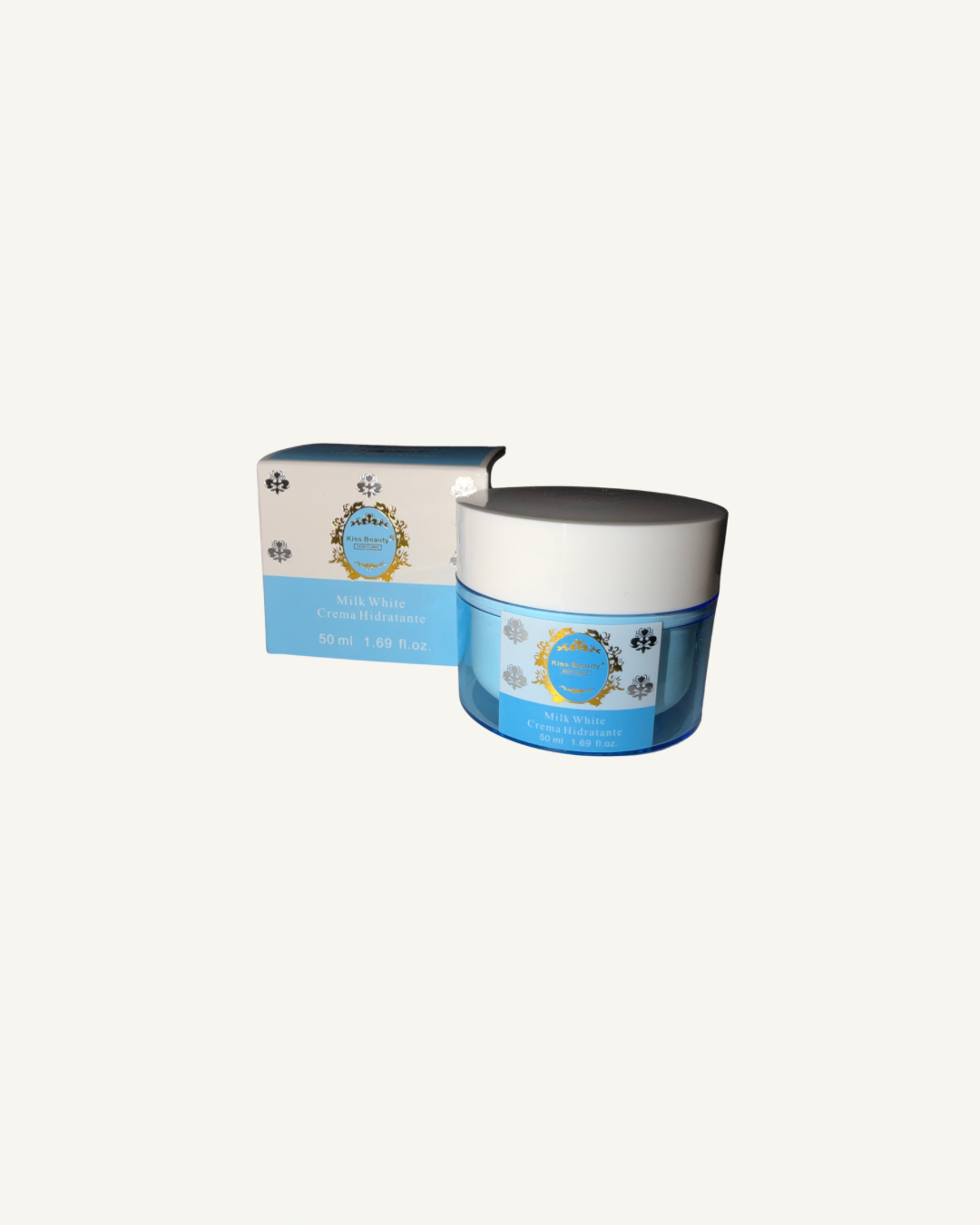 Crema Hidratante Facial Milk White Kiss Beauty 50 ml – Skin Clinic