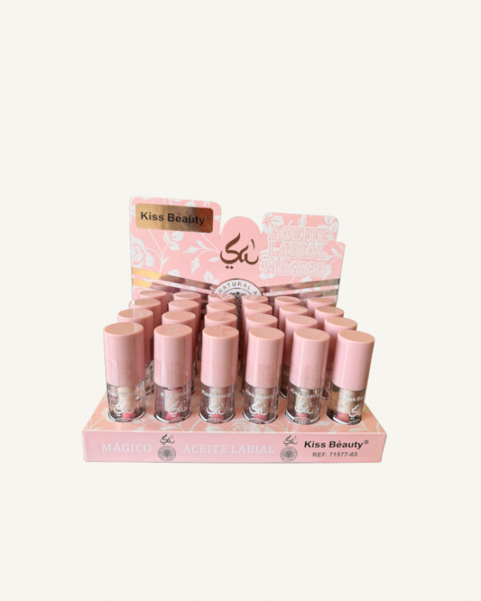 Kiss Beauty Óleo Labial Mágico – Brilho Labial Hidratante 6ml