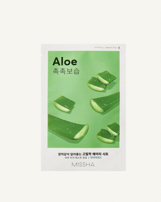 MISSHA Airy Fit Sheet Mask Aloe | Calmante e Hidratante