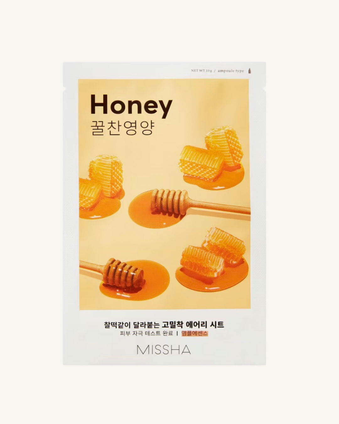 MISSHA Airy Fit Sheet Mask Honey | Nutrición y suavidad