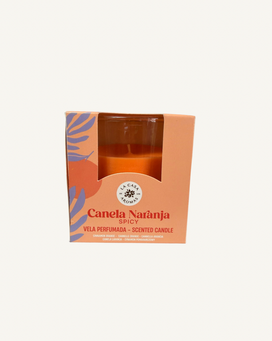 Vela Aromática Canela Naranja Spicy – La Casa de los Aromas
