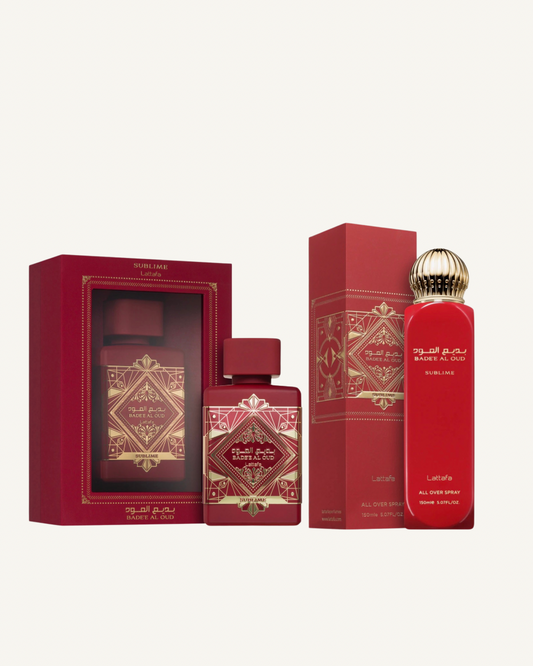 Pack Lattafa Badee Al Oud Sublime | Perfume + Bruma